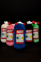 NOS Bottle Plush Pillow – Soft Comfort Meets High-Octane Style!