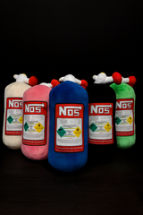 NOS Bottle Plush Pillow – Soft Comfort Meets High-Octane Style!