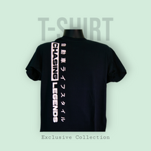 Load image into Gallery viewer, Chasing Legends Side Swipe Banner T-Shirt