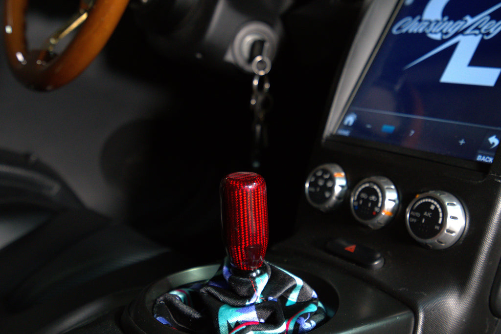 3-Inch Cylindrical Carbon Fiber Shift Knob