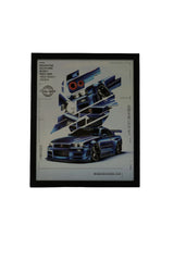 Skyline R34 GTR V-Spec ‘Godzilla’ Artwork – 16x20